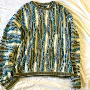 Vintage Authentic COOGI men’s sweater blue/grey